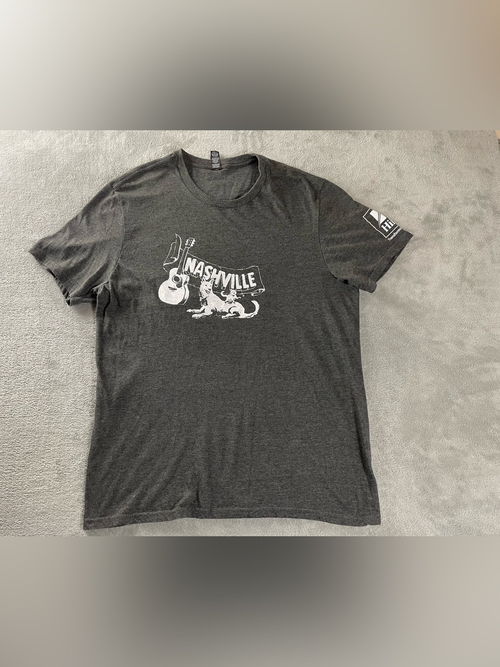 Nashville Tennessee Dog And Cat Guitar T Shirt Adult XL Hills Logo District - Picture 3 of 12
